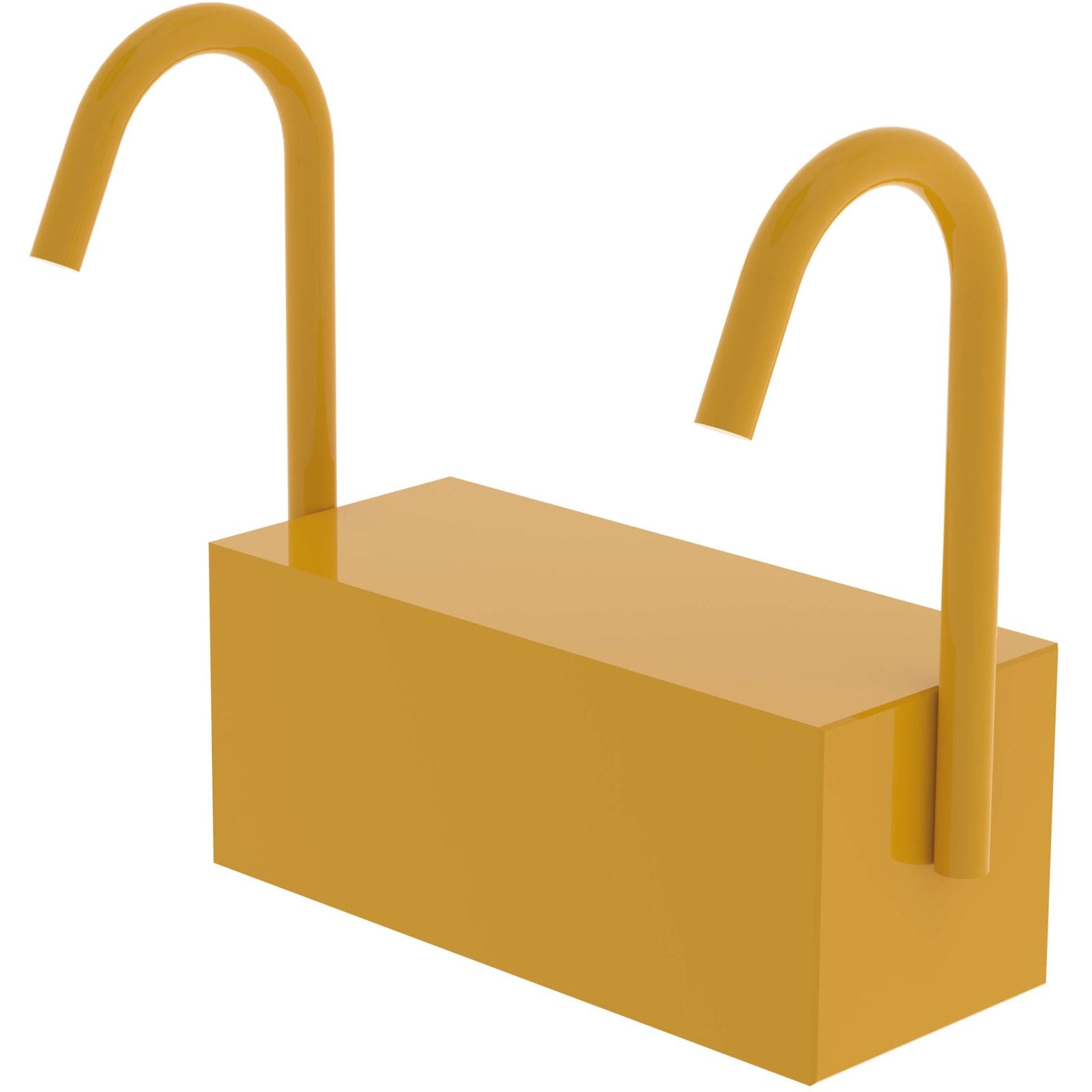 Günzburger Steigtechnik Ballastgewicht 10 kg gelb mit Einhängebügeln RAL 1021 - 027912