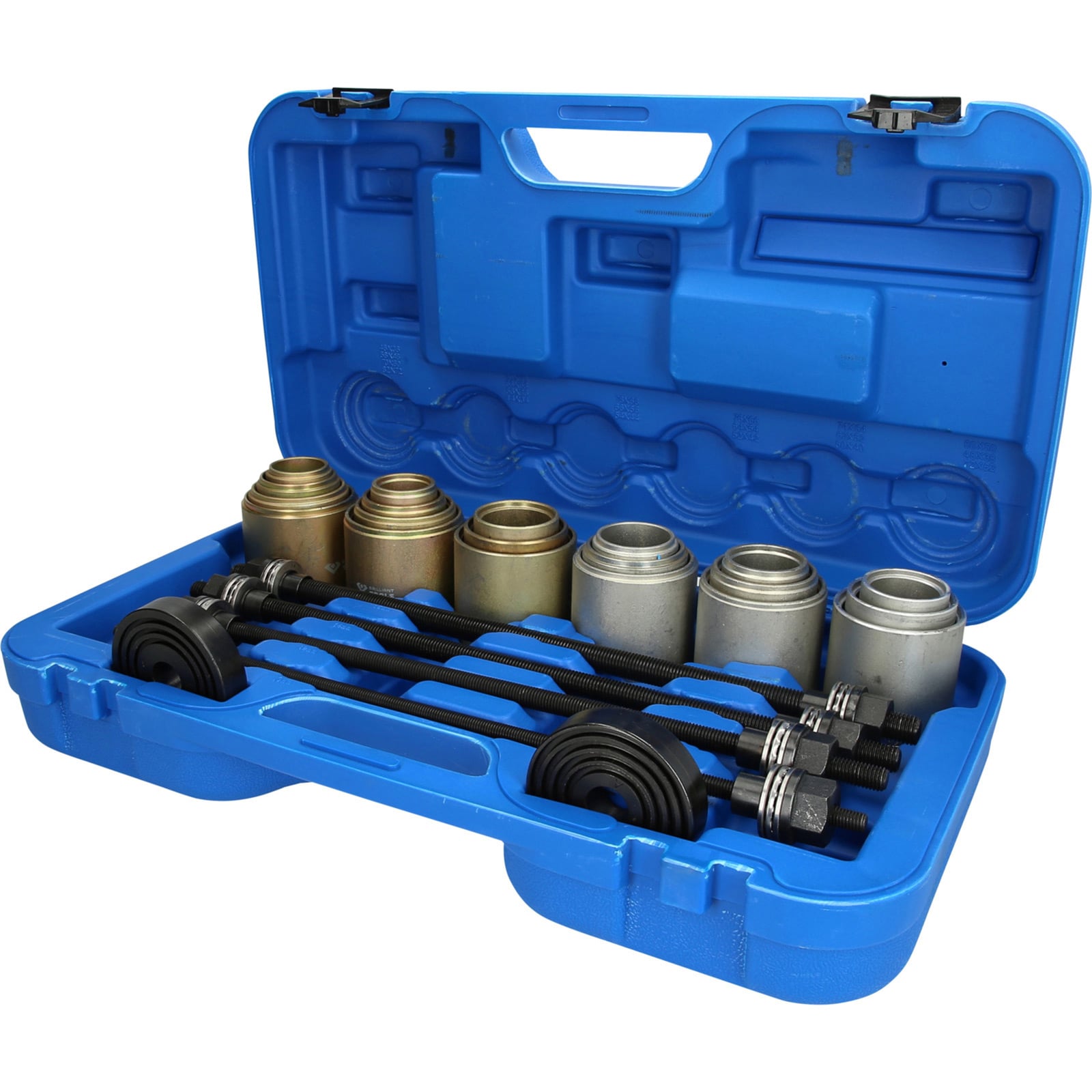 BRILLIANT TOOLS Zug- und Druckhülsen-Satz mit 4 Spindeln 26tlg. - BT672450