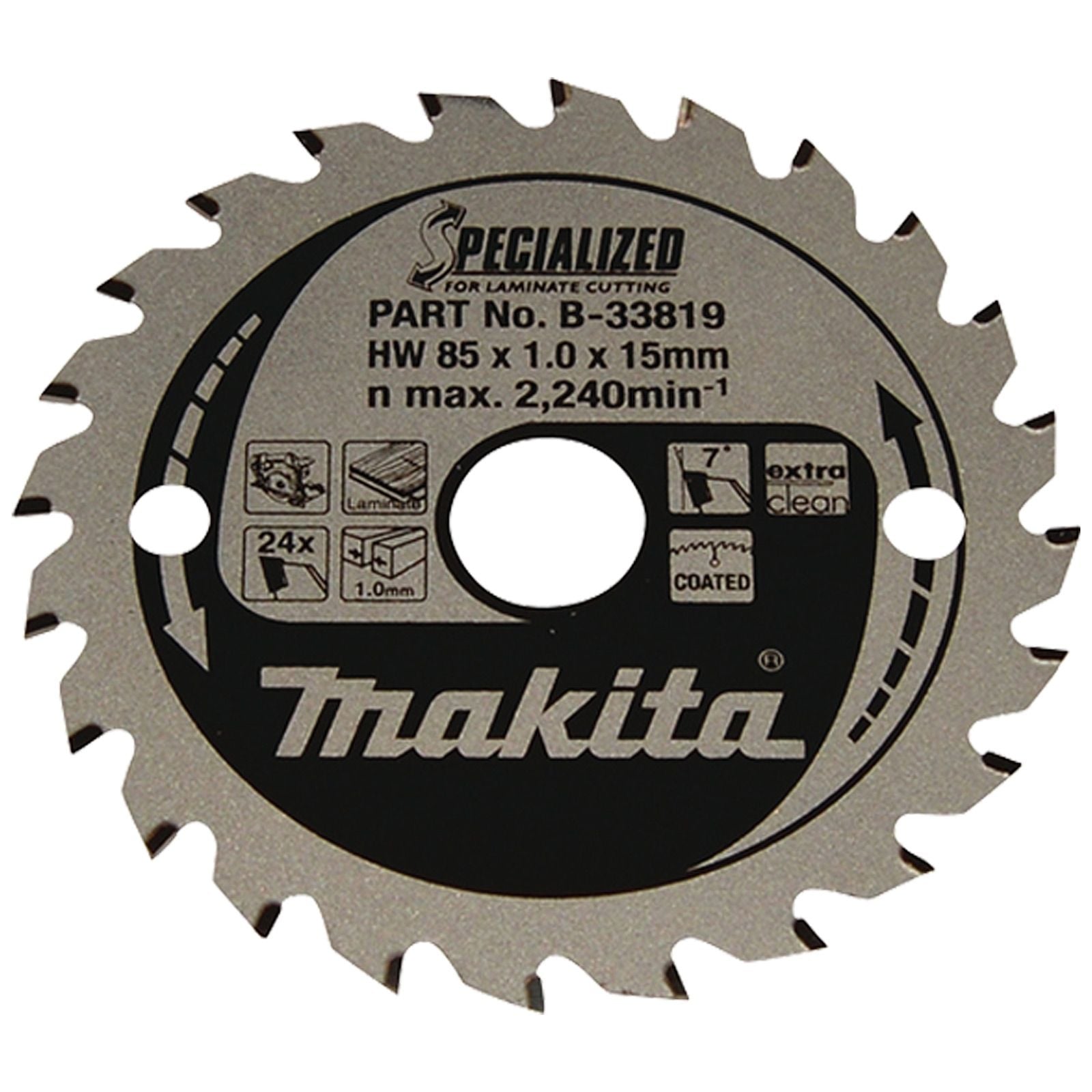 Makita SPECIALIZED Sägeblatt85x15x24Z - B-33819