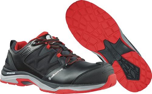 ALBATROS Sicherheitsschuh ULTRATRAIL BLACK Low Größe 42 schwarz / rot - 64.620.0-42