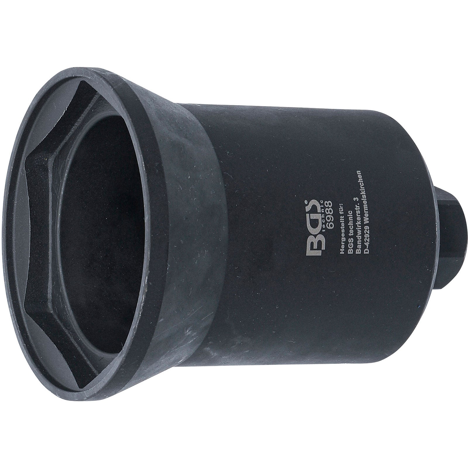 BGS Achsmuttern-Schlüssel Sechskant für Mercedes-Benz Anhängerachse SW 95 mm - 6988