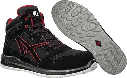 Sicherheitsstiefel CLIFTON MID Gr.46 schwarz/rot S3 SRC EN ISO 20345:2011