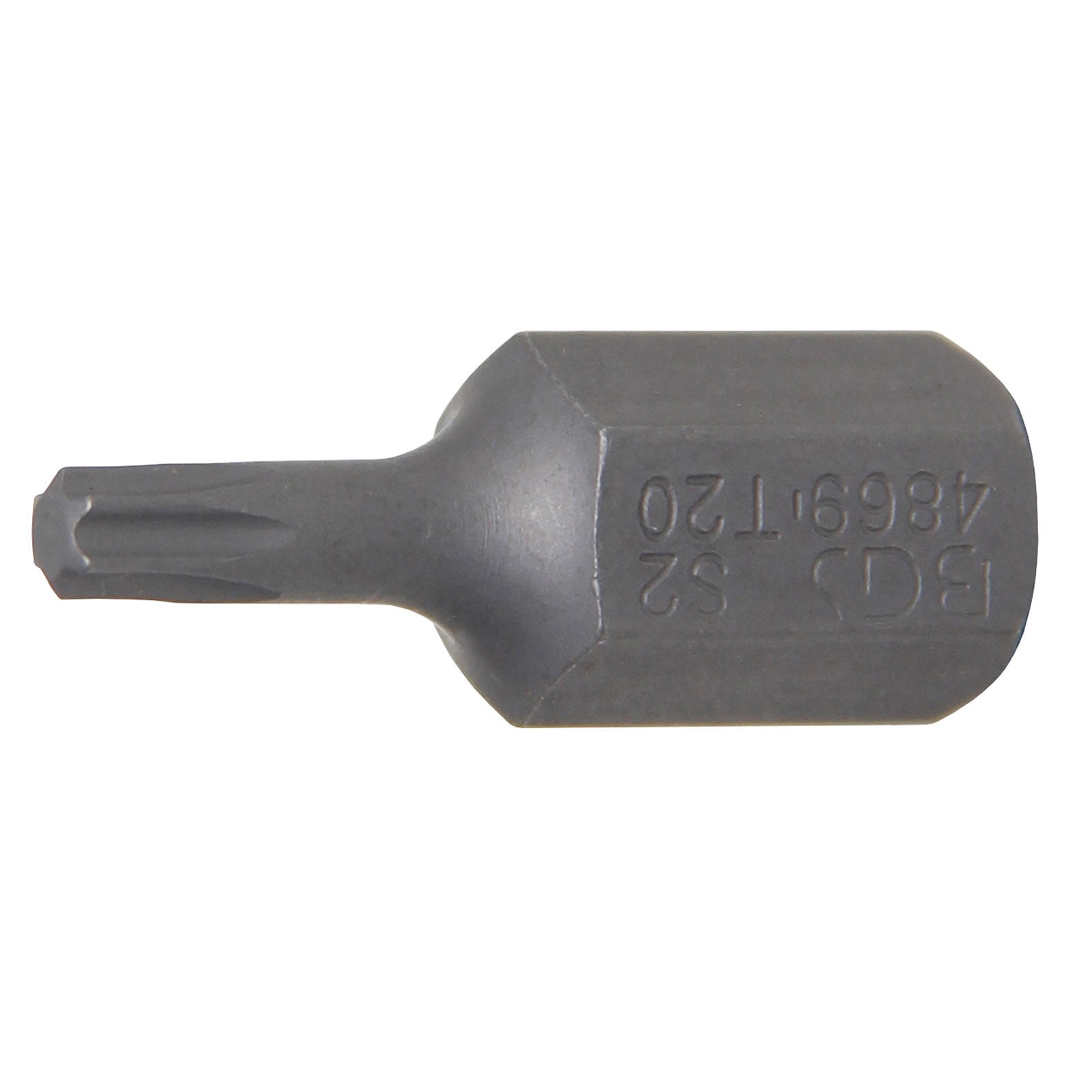 BGS Bit Antrieb Außensechskant 10 mm (3/8") T-Profil (für Torx) T20 - 4869