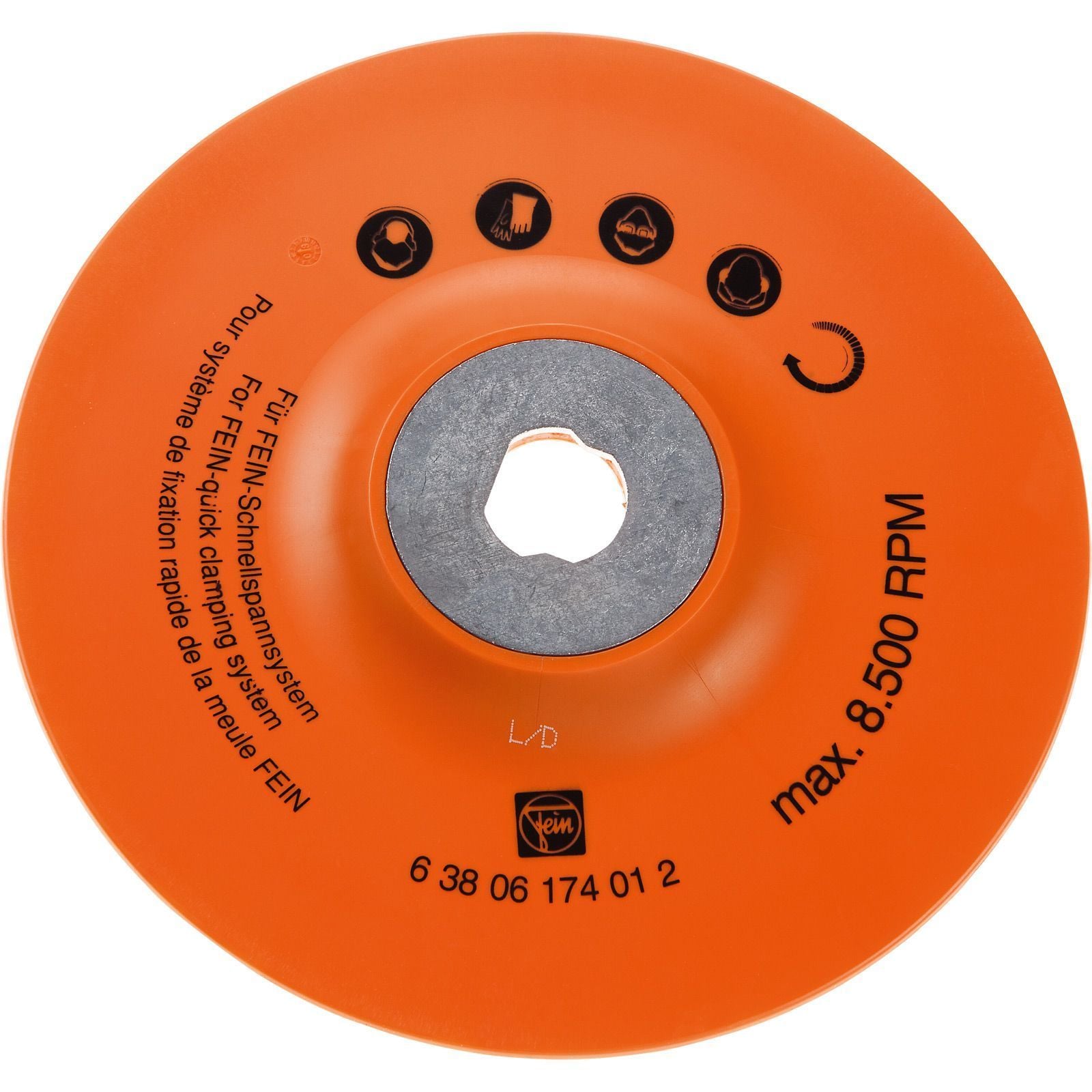 Fein Elastischer Schleifteller ohne Spanneinheit Ø 180 mm - 63806174012