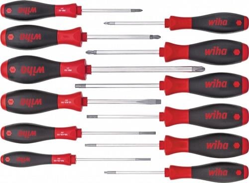Wiha Schraubendrehersatz 302 H12 12tlg. Schlitz / PH / PZD / TX - 41002