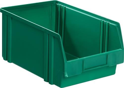 LA-KA-PE Sichtlagerkasten L 290 / 266 x B 140 x H 130 mm grün - LK3A GRÜN