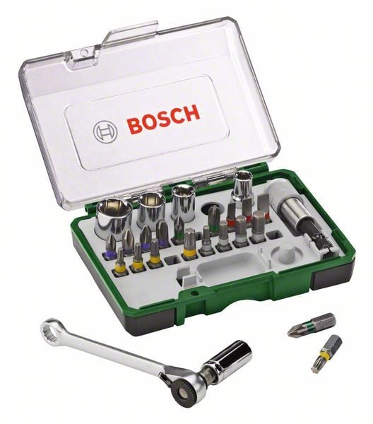 Bosch Schrauberbit- und Ratschen-Set 27tlg. - 2607017160