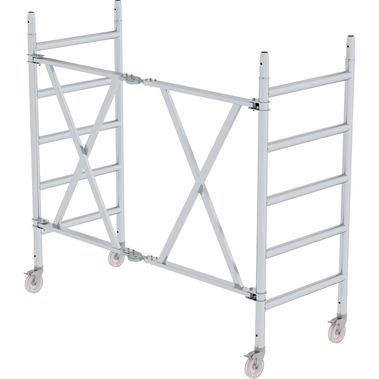 Günzburger Steigtechnik Klapprahmeneinheit mit 4 Lenkrollen und Feststellbremse für Klappgerüst 0,75 m - 027945