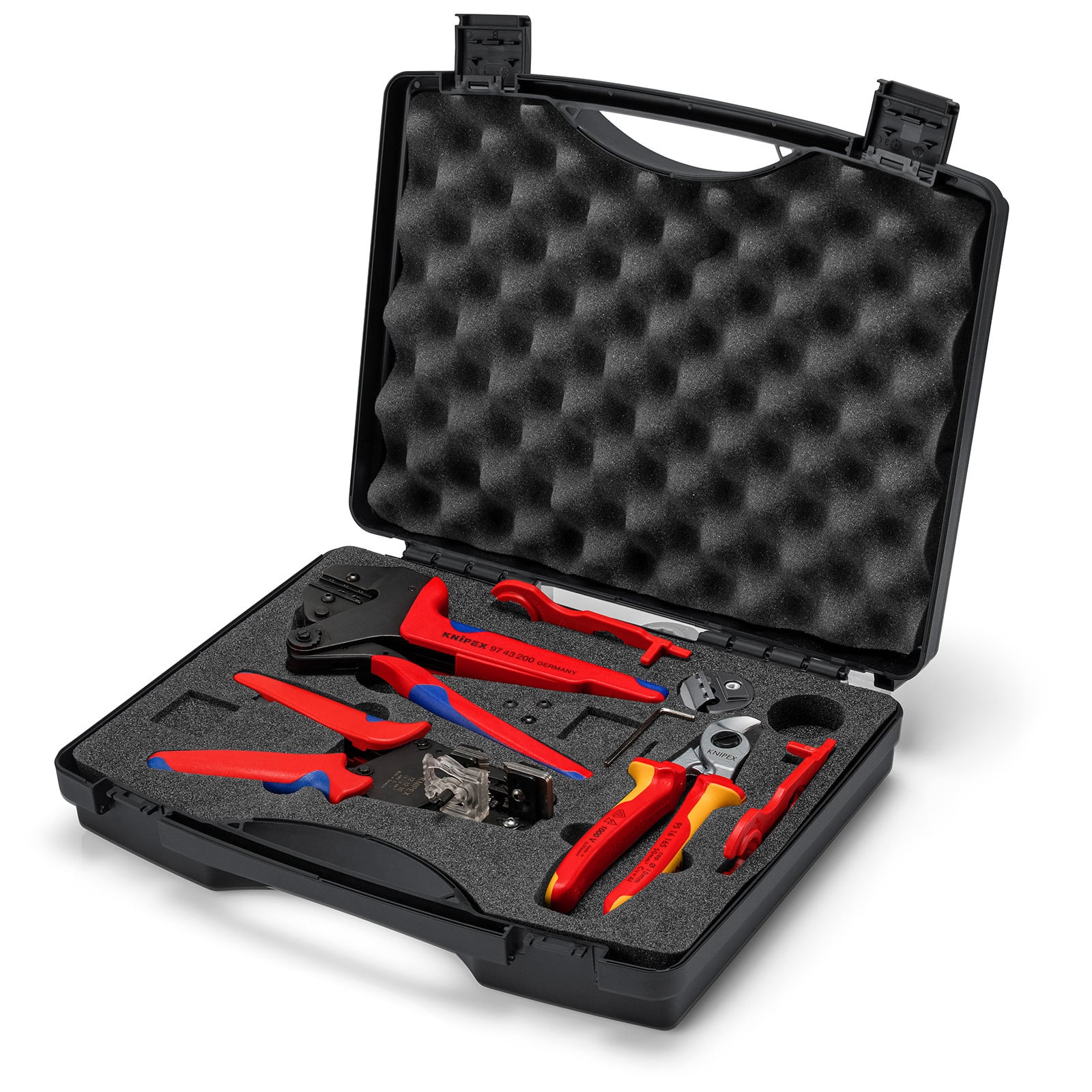 Knipex Werkzeugkoffer PV für MC4 - 979104V01