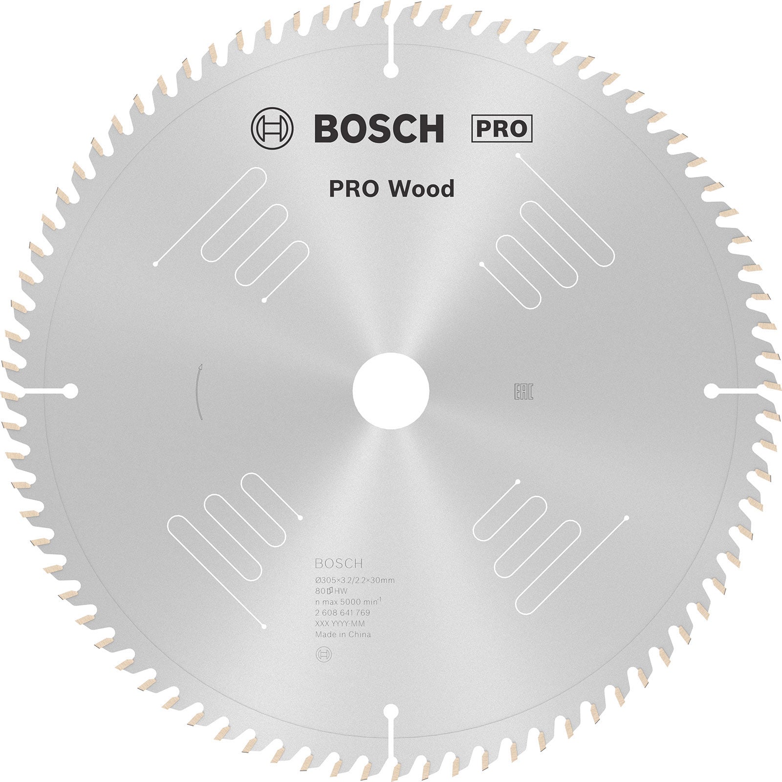 Bosch PRO Wood Kreissägeblatt 305 x 3,2 x 30 mm - 2608641769