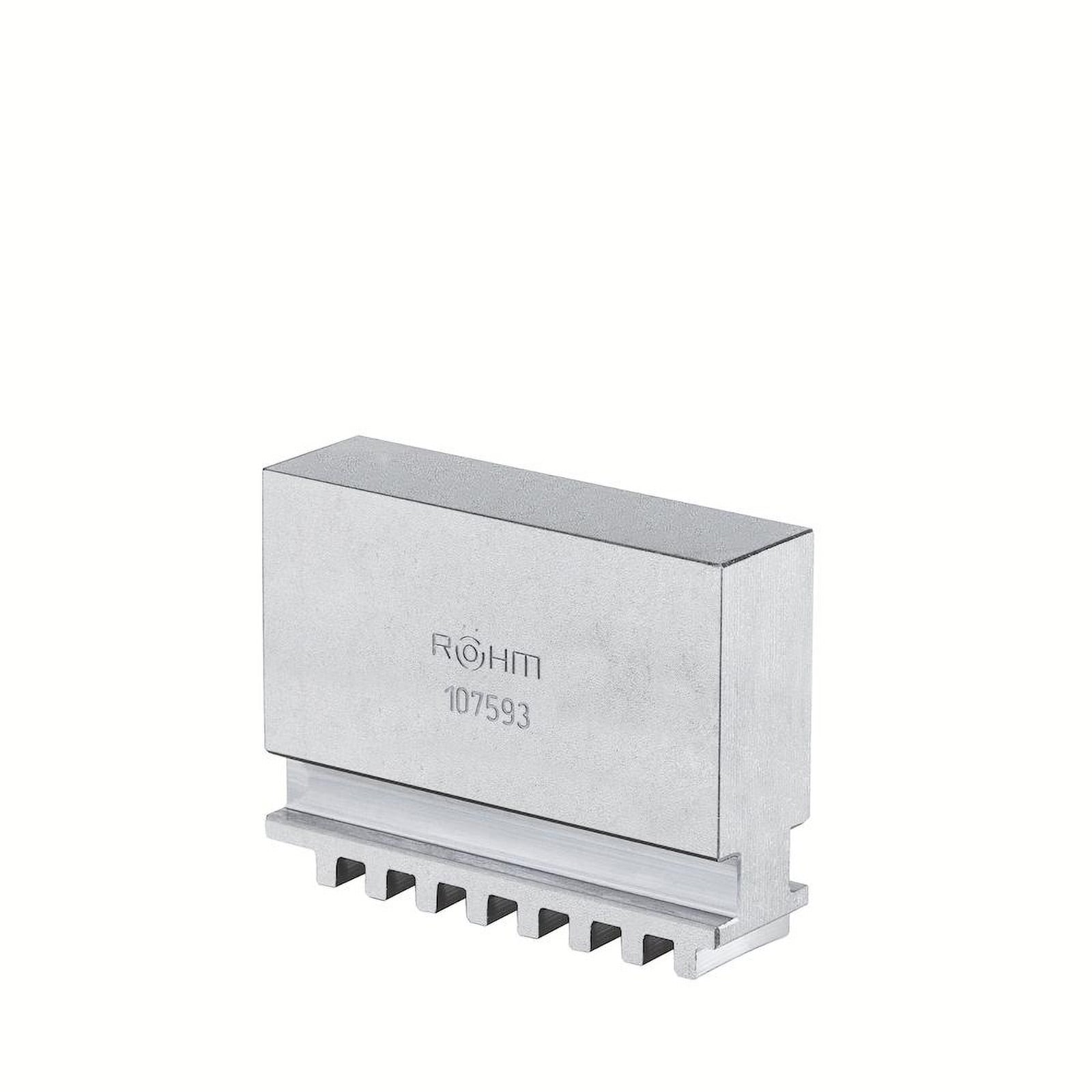 Röhm Blockbacke BL, Größe 70, 3-Backensatz, ungestuft, umkehrbar, ungehärtet, 16MnCr5 - 109114