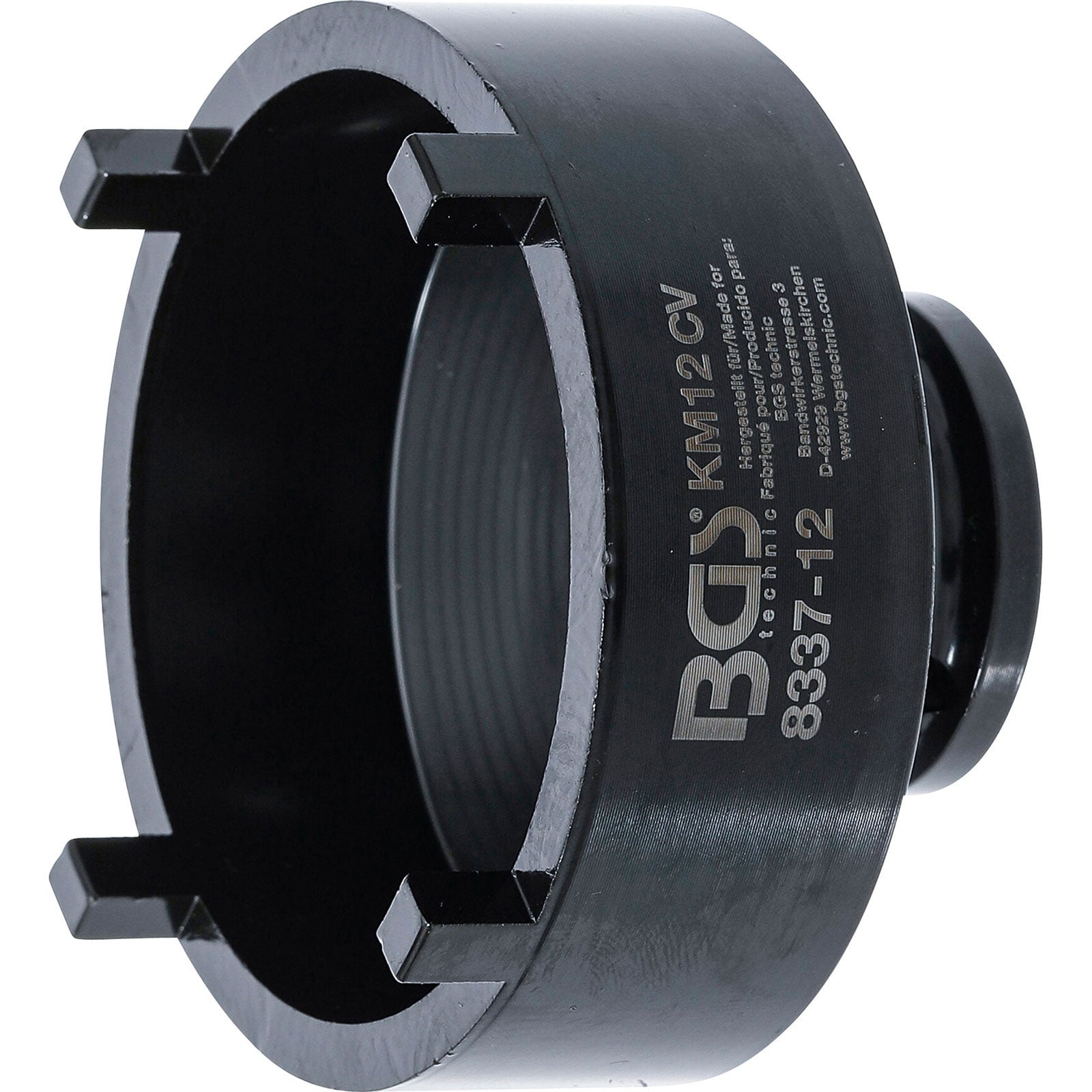 BGS Nutmutternschlüssel Zapfen außen liegend KM12 - 8337-12