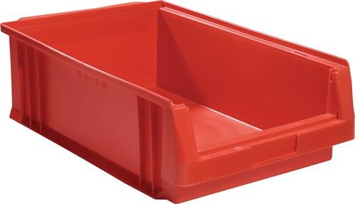 LA-KA-PE Sichtlagerkasten PLK L500 x B315 x H150 mm PP rot - 01250 02 01