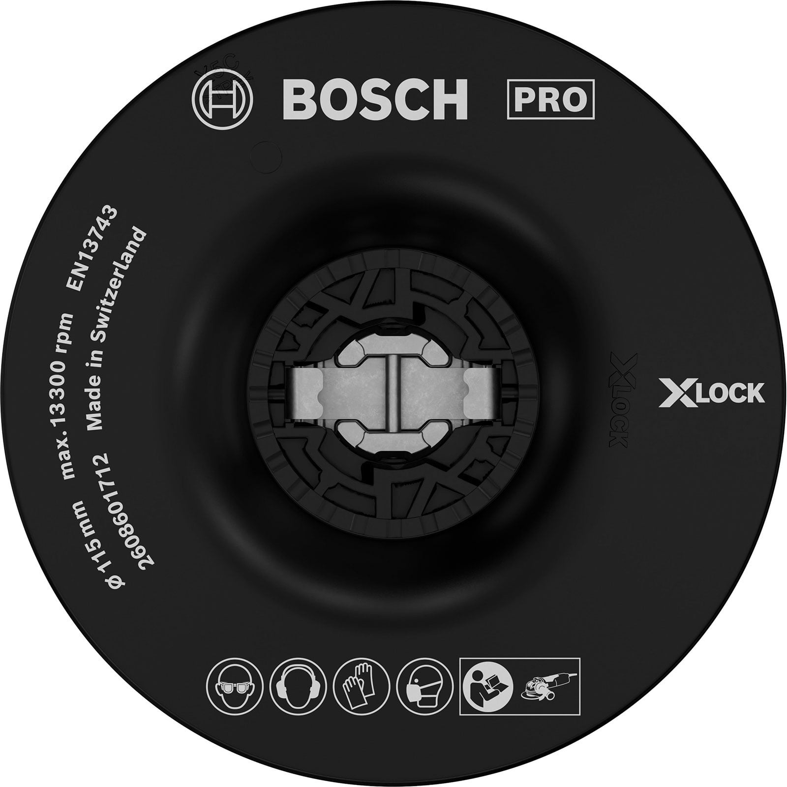 Bosch PRO Backing Pad X-Lock mittel 115 mm mittel - 2608601712