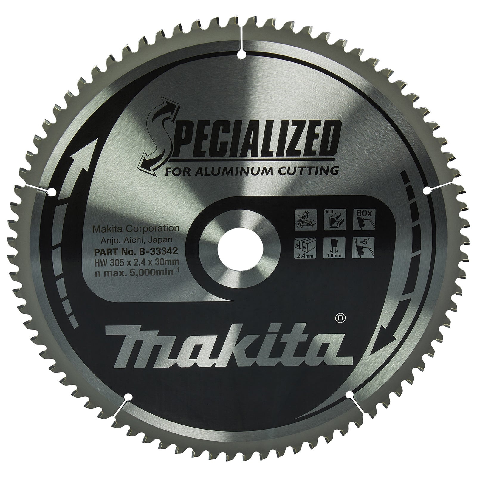 Makita SPECIALIZED Sägeblatt 305x30x80Z - B-33342