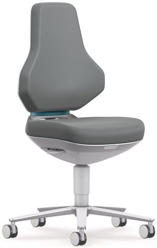 Arbeitsdrehstuhl Texon Rl.Skintec grau