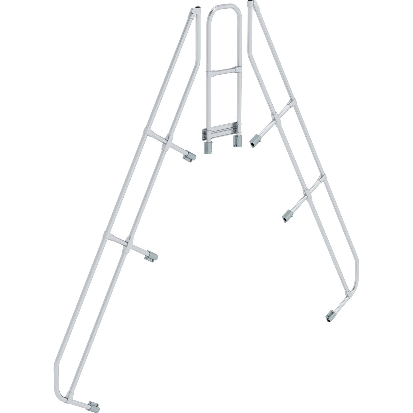 Günzburger Steigtechnik zweiter Handlauf für Überstiege 60° mit 10 Stufen - 600970