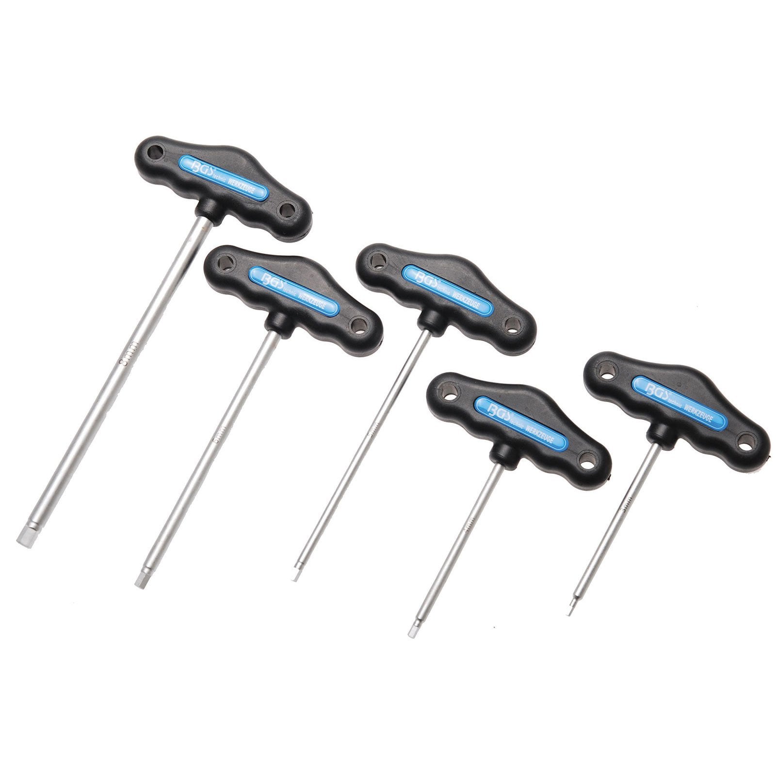 BGS T-Griff-Schlüssel-Satz Innensechskant 3 - 8 mm 5tlg. - 773