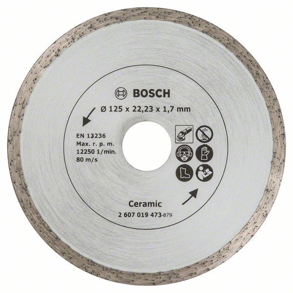 Bosch Diamanttrennscheibe für Fliesen, Durchmesser: 125 mm - 2607019473