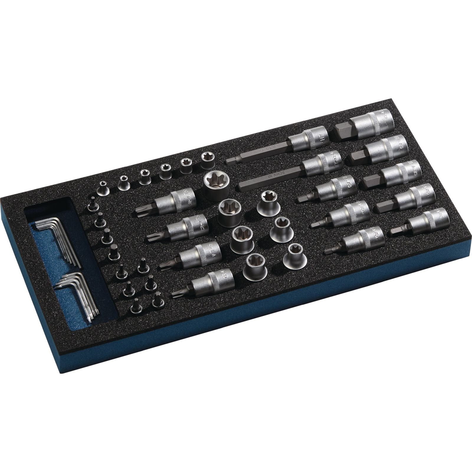 Werkzeugmodul 46-tlg.1/3-Modul Steckschlü.TECWERK