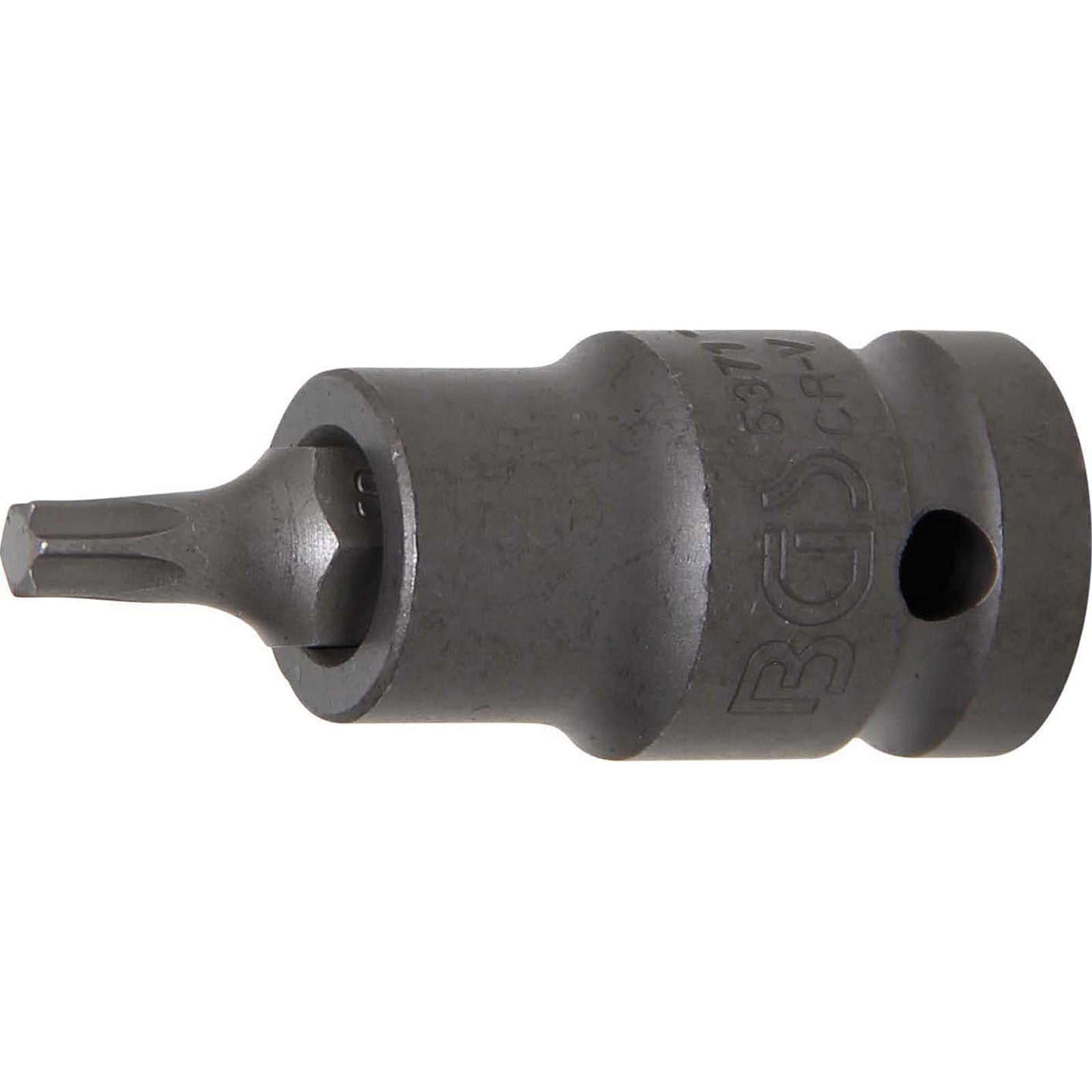 BGS Kraft-Bit-Einsatz Antrieb Innenvierkant 12,5 mm (1/2") T-Profil (für Torx) T30 - 5371