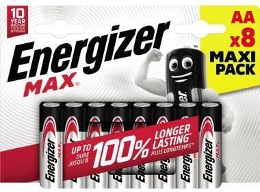 Energizer Batterie Max Alkaline E303324700 AA LR6 8St.