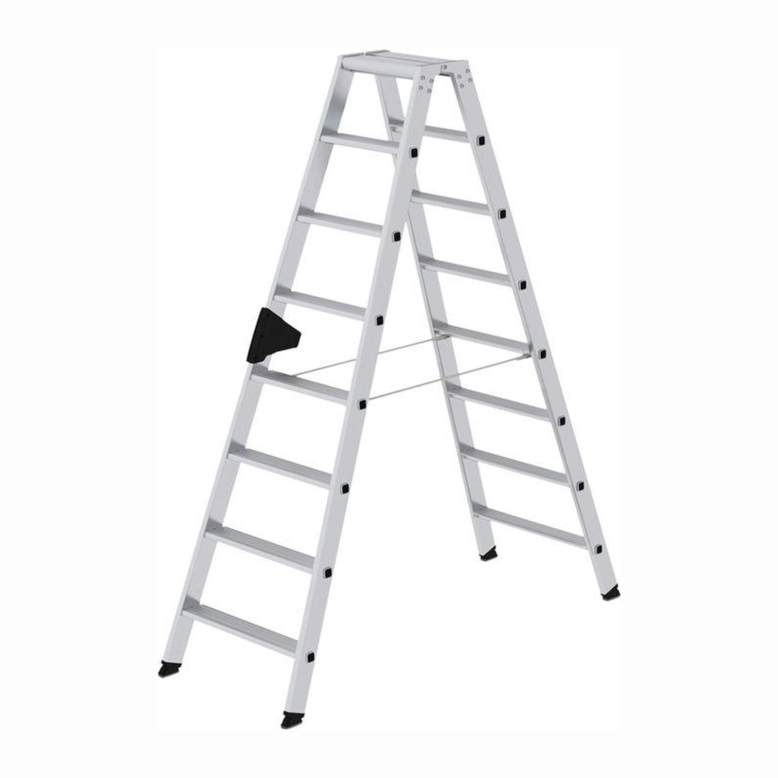 Günzburger Steigtechnik Stufen-Stehleiter beidseitig begehbar 2 x 8 Stufen - 040216