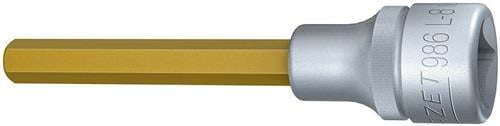 Hazet Steckschlüsseleinsatz 986L-8 1/2" Innen-6-kant SW 8 mm L 100 mm - 986L-8