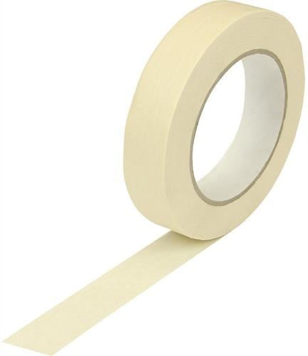 Kreppband Breite 25mm Länge 50m Stärke 125µ chamois flachkrepp TRANSPAK