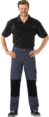 Planam Bundhose Canvas 320 Größe 48 grau / schwarz - 2123048