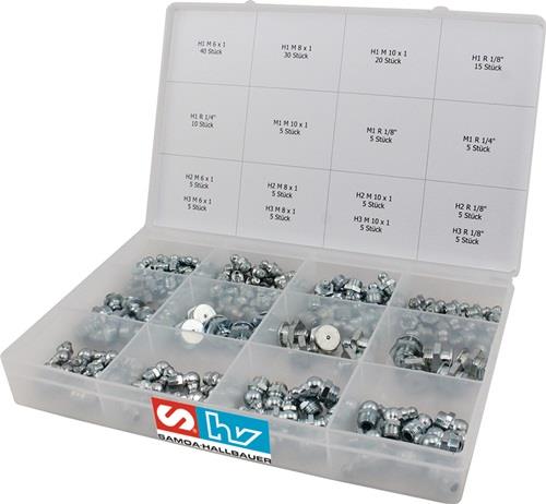 Samoa-Hallbauer Schmiernippelsortiment 170-teilig - 41498