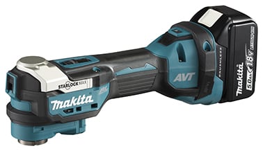 Makita DTM52T1JX2 Akku-Multifunktionswerkzeug 18V / 1x 5,0 Ah Akku + Ladegerät + 44tlg. Zubehör-Set im MAKPAC