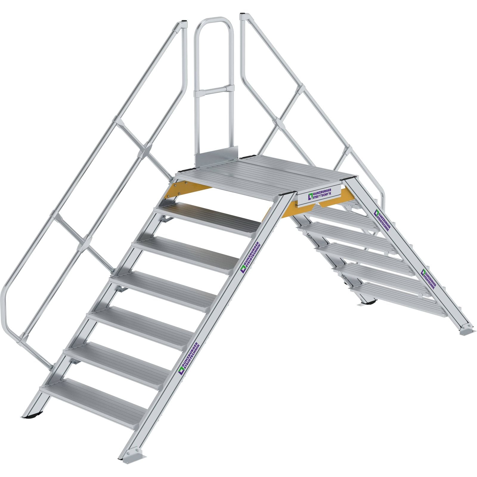 Günzburger Steigtechnik Überstieg 45° Stufenbreite 1.000 mm 7 Stufen - 600957