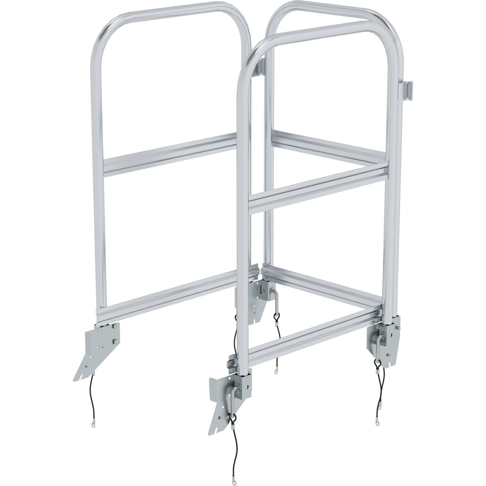 Günzburger Steigtechnik Geländer steckbare Ausführung für Podesttreppen