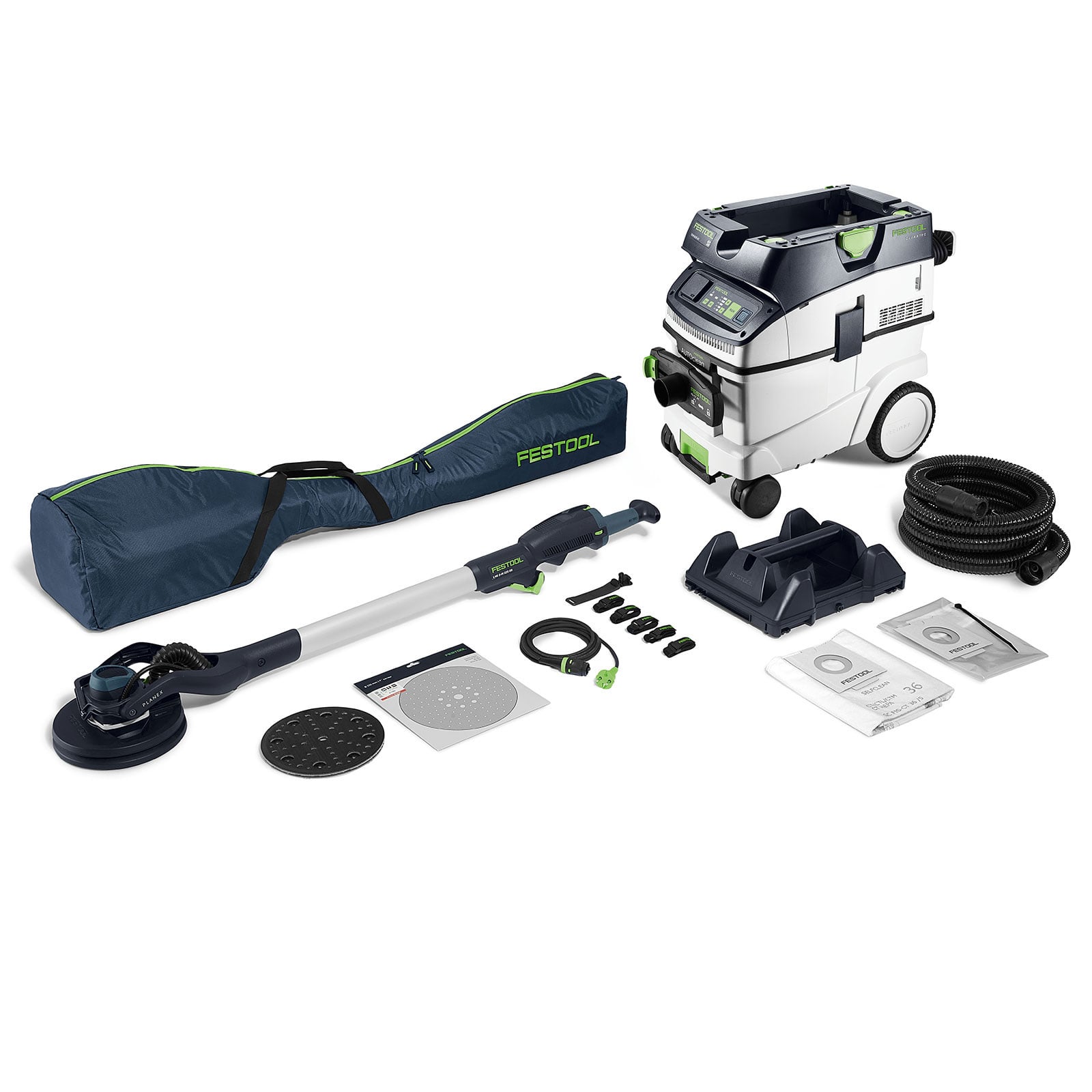Festool Langhalsschleifer- und Sauger-Set PLANEX LHS 2-M 225 EQ/CTM 36-Set - 578453