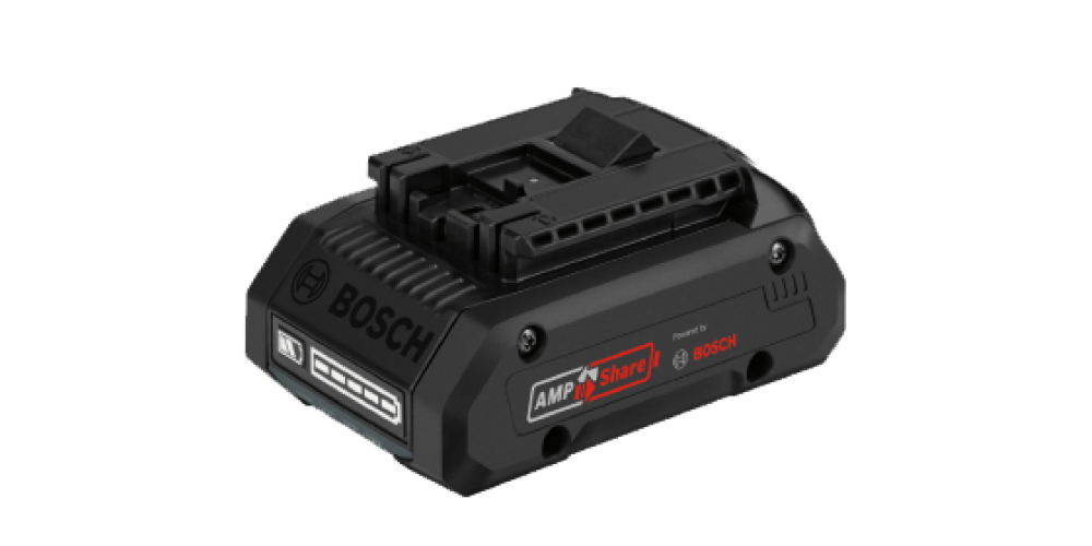 Bosch AMPShare Akku mit effizienter Leistung und langer Lebensdaue Bosch AMPShare Akku mit hoher Leistung