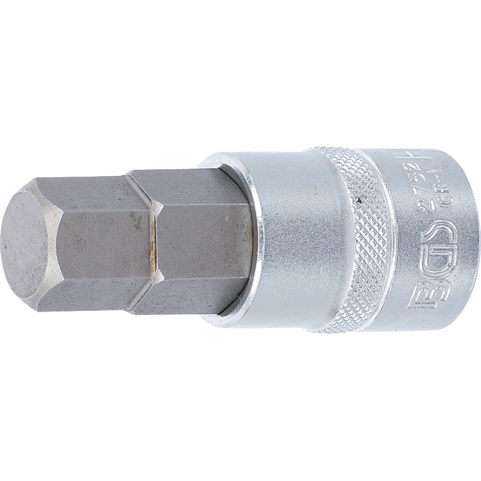 BGS Bit-Einsatz Länge 70 mm Antrieb Innenvierkant 12,5 mm (1/2") Innensechskant 11/16" - 2752