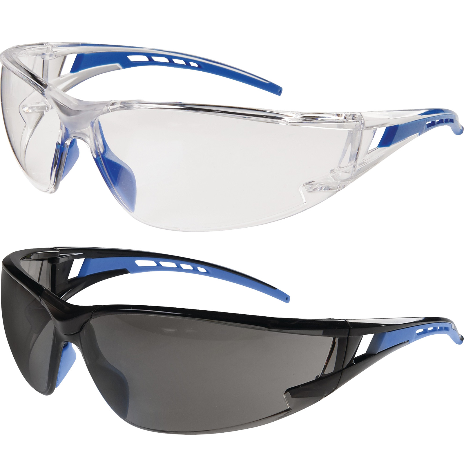 Schutzbrille Falcon 2 EN 166 Bügel blau