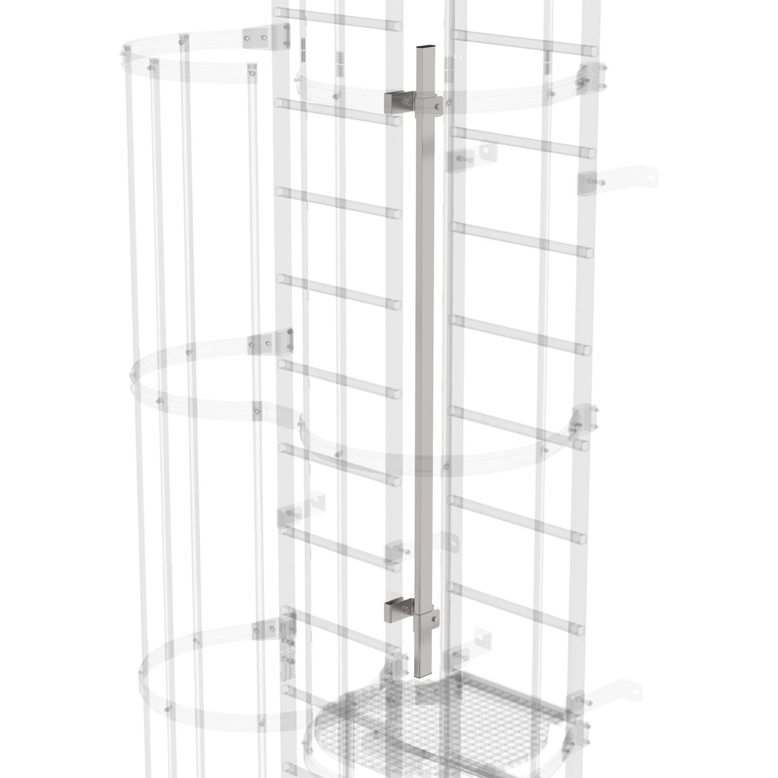 Günzburger Steigtechnik Sicherungsstrebe für versetzte Ausführung Edelstahl - 068274