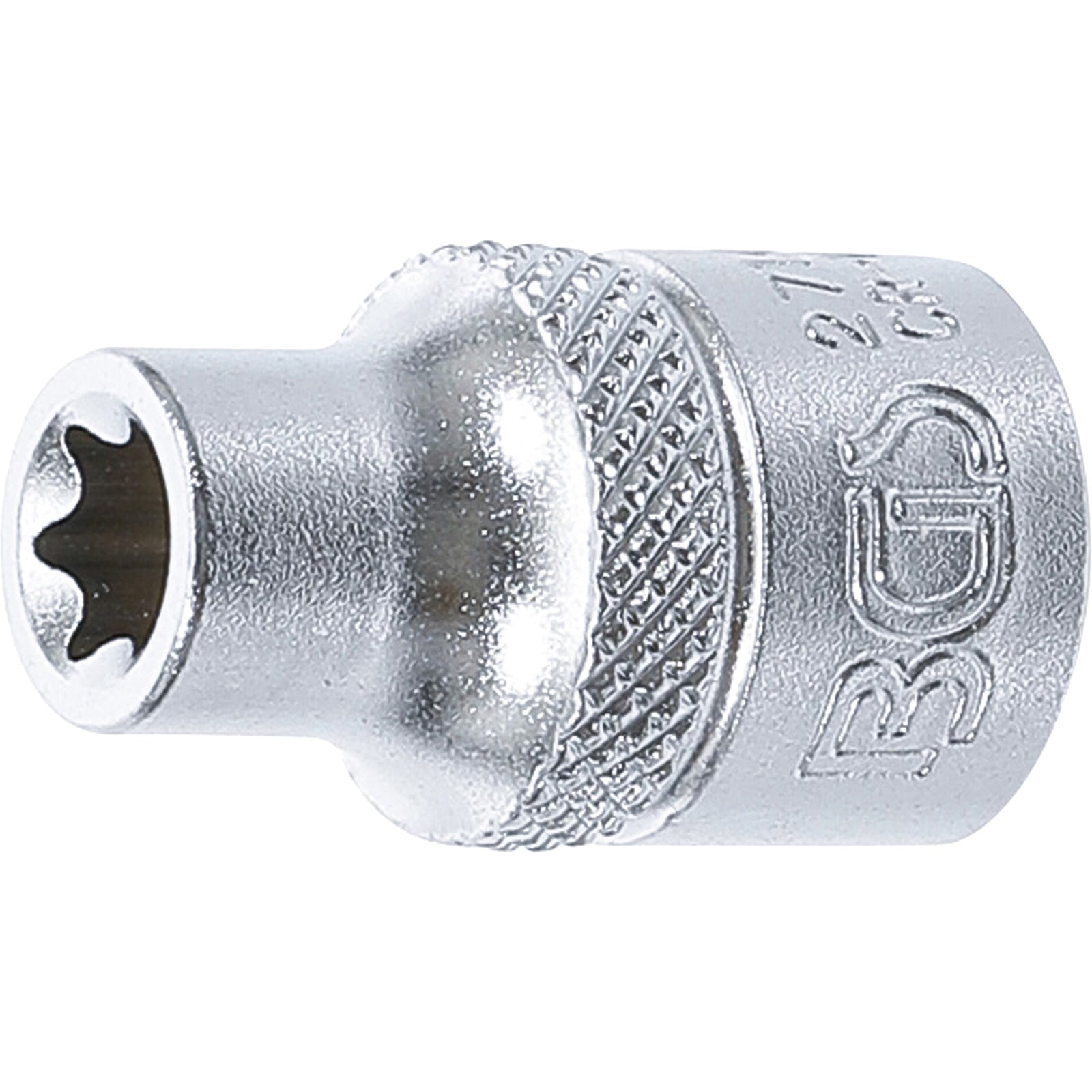 BGS Steckschlüssel-Einsatz E-Profil Antrieb Innenvierkant 10 mm (3/8") SW E8 - 2714