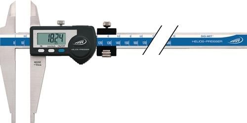 HELIOS PREISSER Werkstattmessschieber DIN862 DIGI MET 300mm dig. m. Spitzen u. FE - 1331522