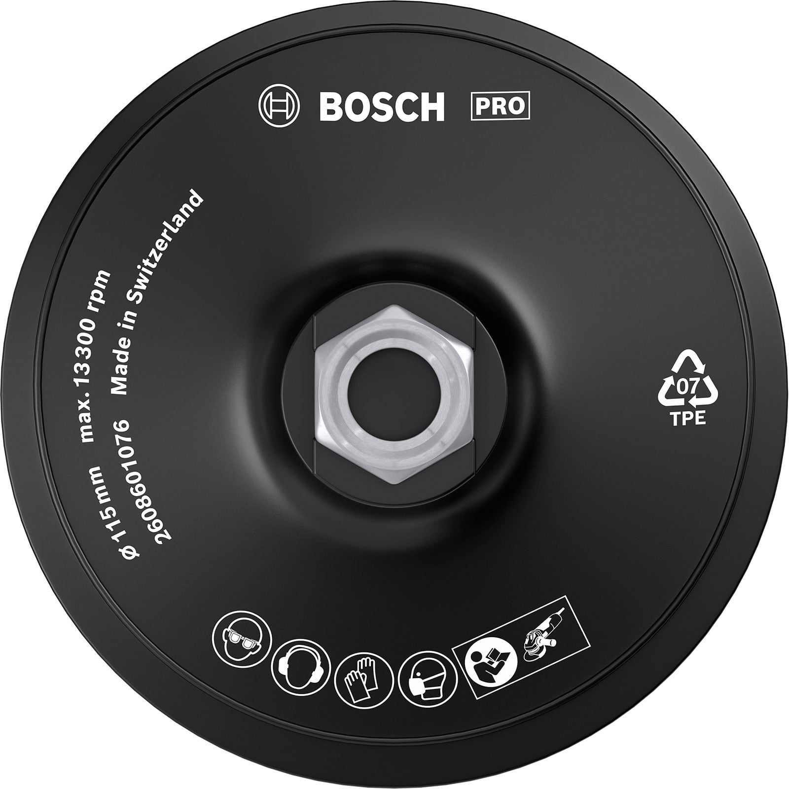Bosch PRO Backing Pad 115 mm M14 Klettverschluss - 2608601076