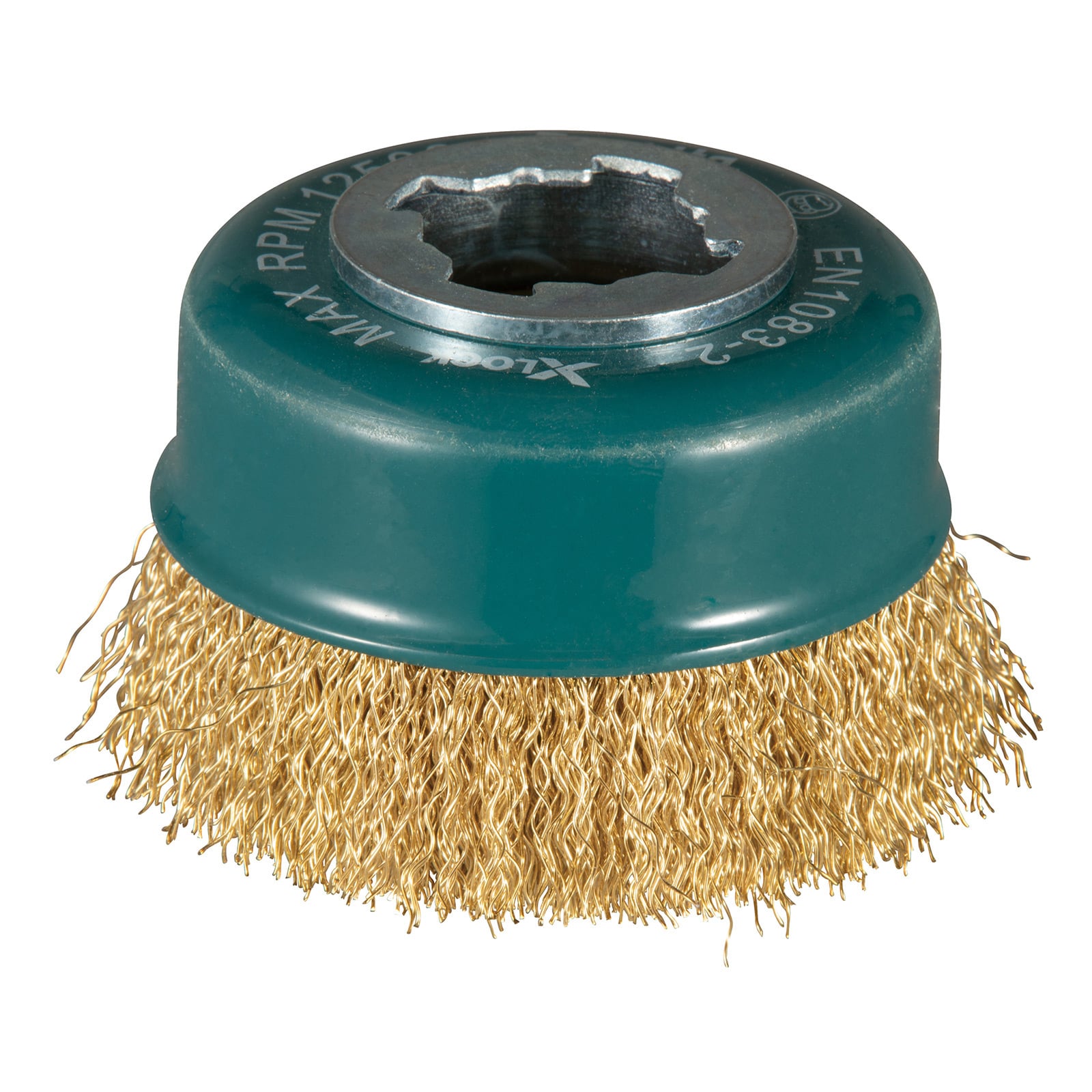 Makita Topfbürste 75 mm Messing X-Lock - D-73433