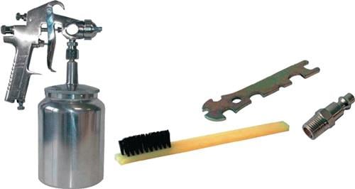 AEROTEC Druckluftfarbspritzpistole Kit-Line HVLP 1 l - 160123M