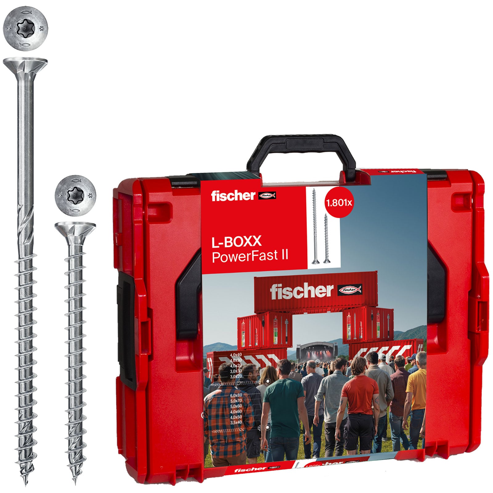 Fischer L-BOXX 102 Power-Fast II 1.801 tlg. - 558739