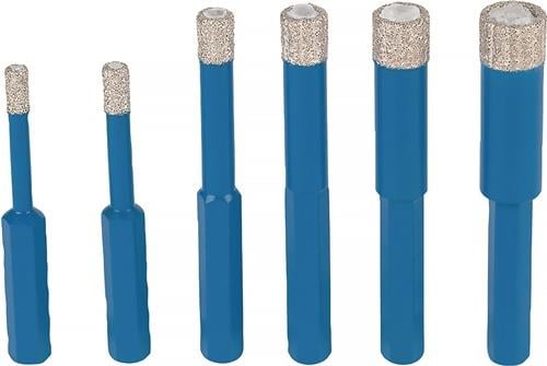 TYROLIT Fliesenbohrset DDT HEX 6tlg. 5 6 8 10 12 14 mm Schaft HEX - 34393131