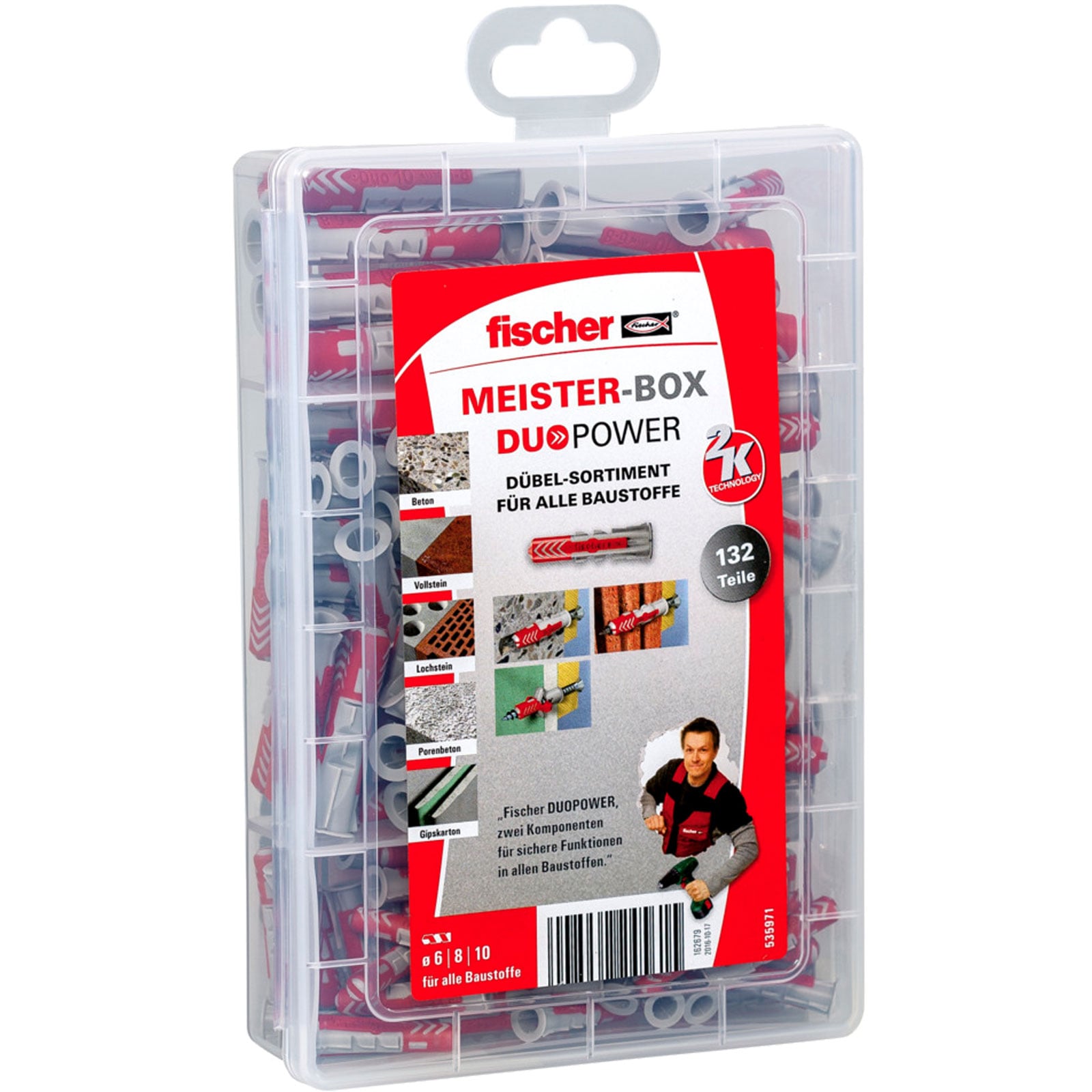 Fischer Meister-Box DuoPower (132 Teile) - 535971