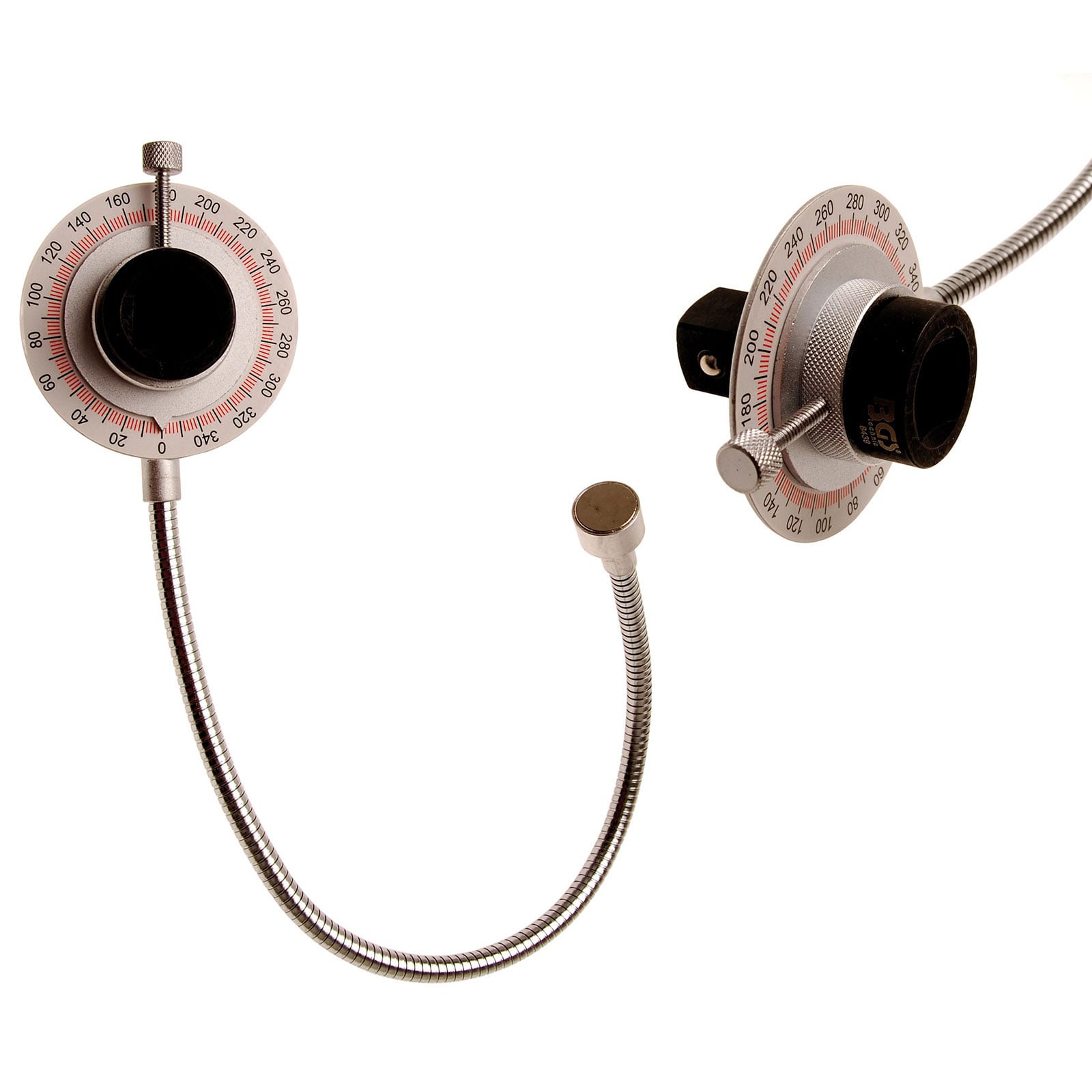 BGS Drehwinkel-Messgerät mit Magnetarm Antrieb Innenvierkant 20 mm (3/4") - 8439