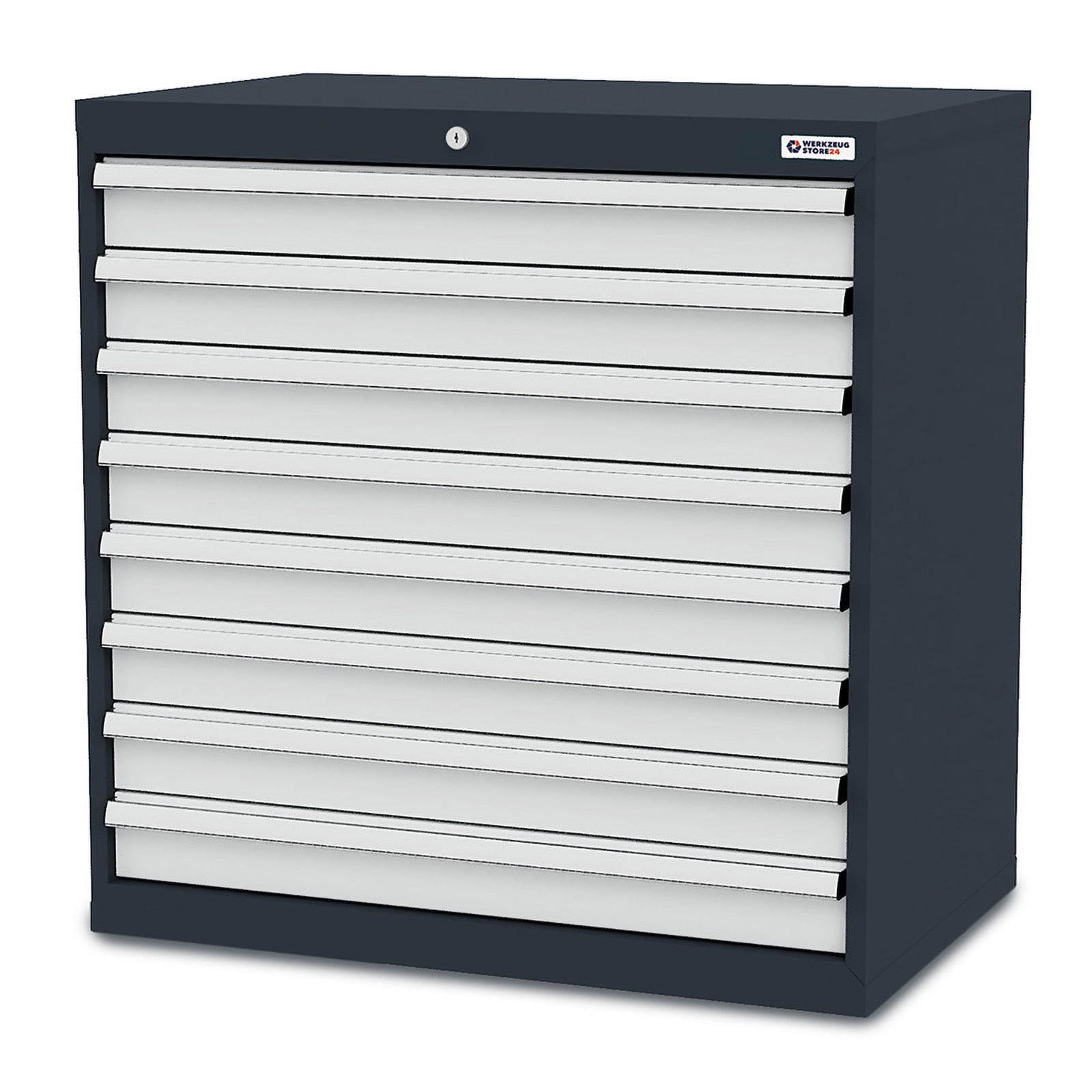 WS24 Schubladenschrank Schubladen: 8 x 100 B x T x H 900 x 575 x 920 mm - WS24-100322