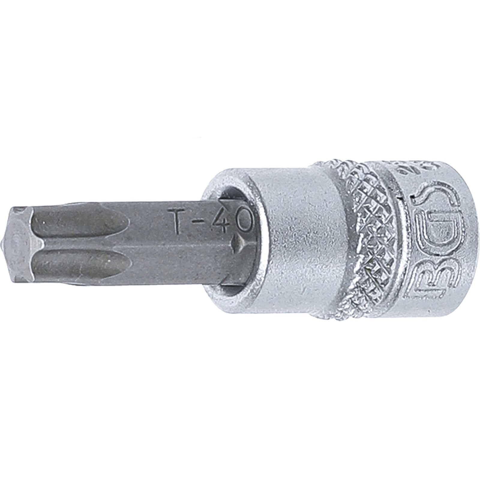 BGS Bit-Einsatz Antrieb Innenvierkant 6,3 mm (1/4") T-Profil (für Torx) T40 - 2596